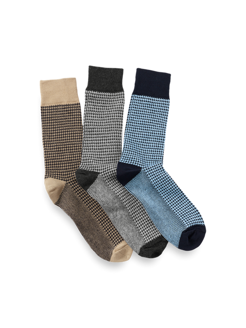 Product Image of 3 Pack Cotton Blend Sock-Multi