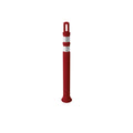 42" JBC Safety Arch Top Traffic Delineator Post - Red - No base