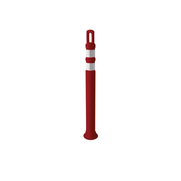 42" JBC Safety Arch Top Traffic Delineator Post - Red - No base