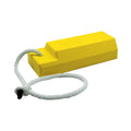 Aviation Wheel Chock 12" - Small to Mid Sized Aircraft - Rope Lanyard - Yellow