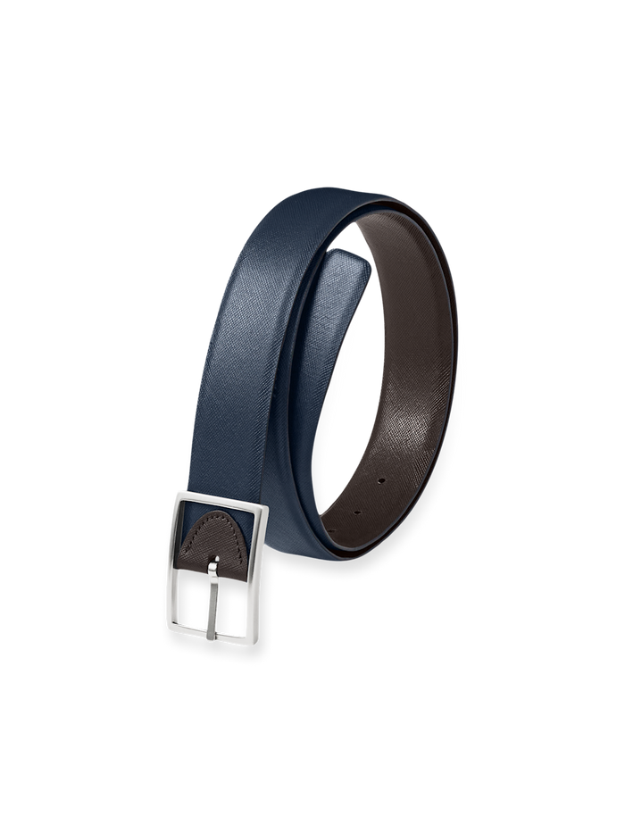 Product Image of Anderson Reversible Belt-Navy/Brown