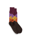 Product Image of Argyle Cotton Blend Sock-Multi