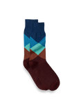 Product Image of Argyle Cotton Blend Sock-Multi