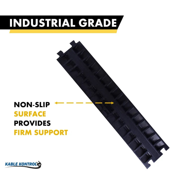 ATLAS Heavy Duty Cable Protector - 1 Channel - Yellow / Black - CP9896