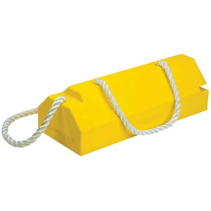 Aviation Wheel Chock 14" - Mid to Large Sized Aircraft with Locking Rope and Handle