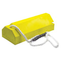 Aviation Wheel Chock 20" - Large Sized Aircraft with Qantas Locking Rope - Yellow