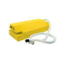 Aviation Wheel Chock 20" - Over-Sized Aircraft with Locking Rope - Yellow