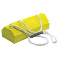 Aviation Wheel Chock 20" For Large Aircraft - Qantas Locking Rope and Handle - Yellow