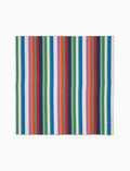Bandana unisex cotone righe multicolor bianco - Gallo 1927 - Official Online Shop