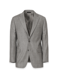 Product Image of Black/white Wool Glen Plaid Single Breasted Notch Lapel Suit Jacket-Black/White