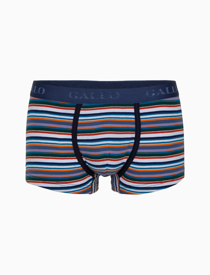 Boxer intimo uomo cotone righe multicolor bianco - Gallo 1927 - Official Online Shop