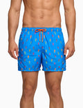 Boxer mare uomo fantasia cavallucci marini su fondo azzurro - Gallo 1927 - Official Online Shop