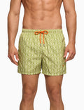 Boxer mare uomo fantasia conchiglie su fondo verde - Gallo 1927 - Official Online Shop
