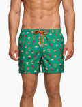 Boxer mare uomo fantasia mongolfiere su fondo su fondo verde - Gallo 1927 - Official Online Shop