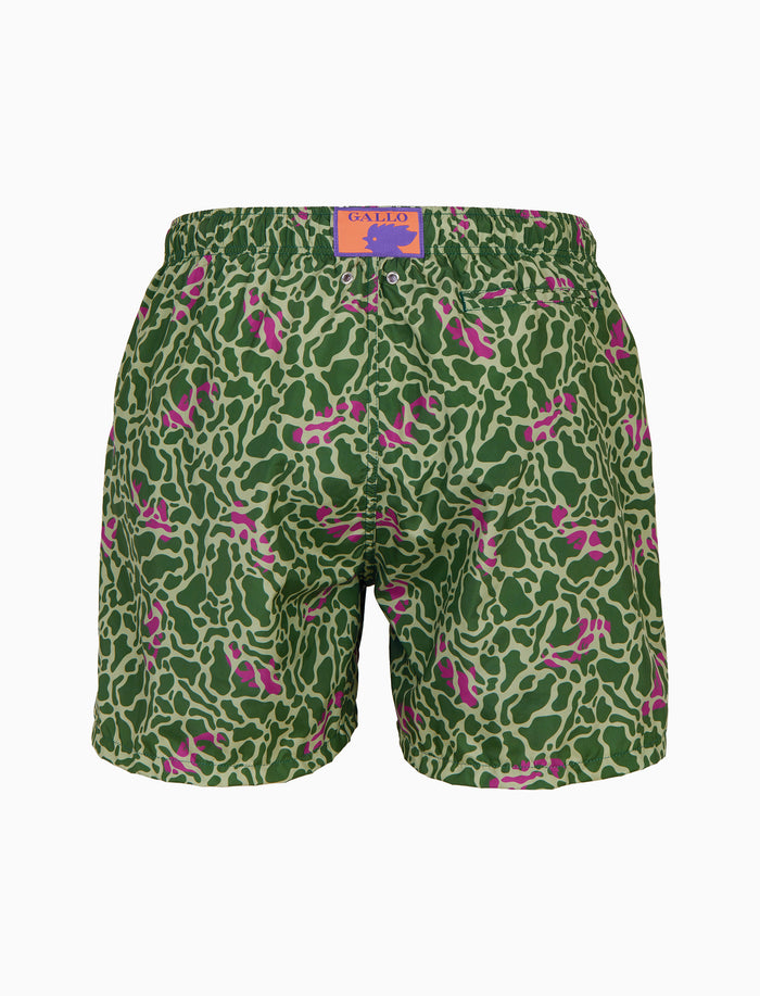Boxer mare uomo fantasia pesci su fondo verde - Gallo 1927 - Official Online Shop