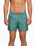 Boxer mare uomo fantasia piastrella color pavone - Gallo 1927 - Official Online Shop