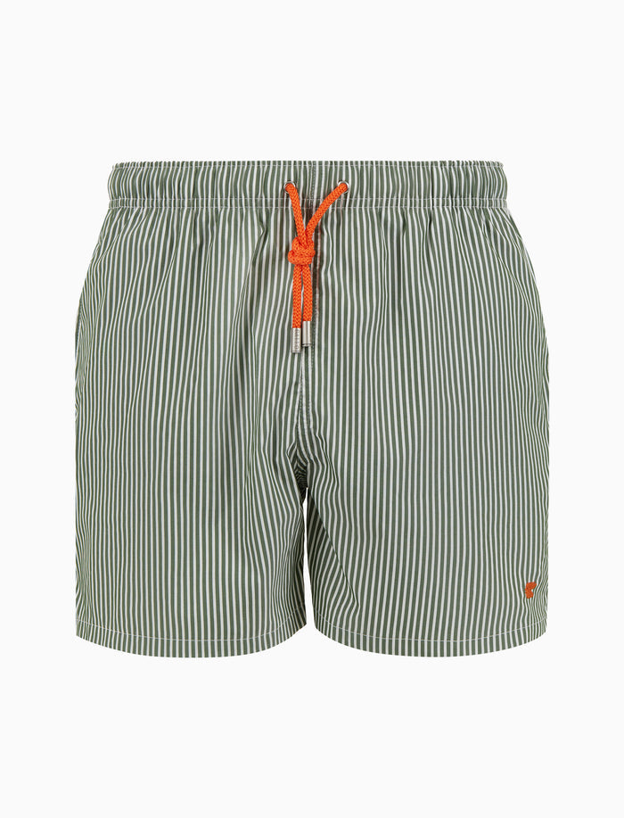 Boxer mare uomo fantasia seersucker verde - Gallo 1927 - Official Online Shop
