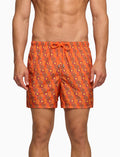 Boxer mare uomo fantasia tennis arancio - Gallo 1927 - Official Online Shop