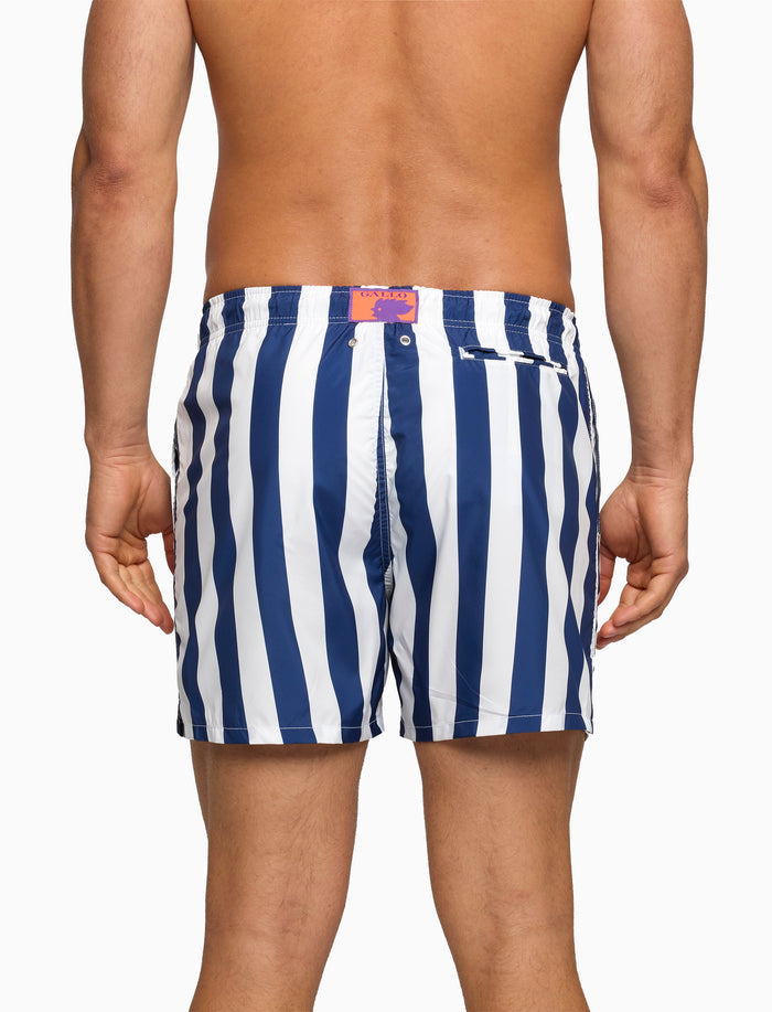 Boxer mare uomo righe bicolore blu - Gallo 1927 - Official Online Shop