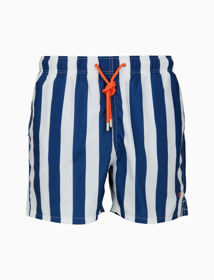 Boxer mare uomo righe bicolore blu - Gallo 1927 - Official Online Shop