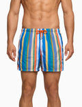 Boxer mare uomo righe multicolor azzurro - Gallo 1927 - Official Online Shop
