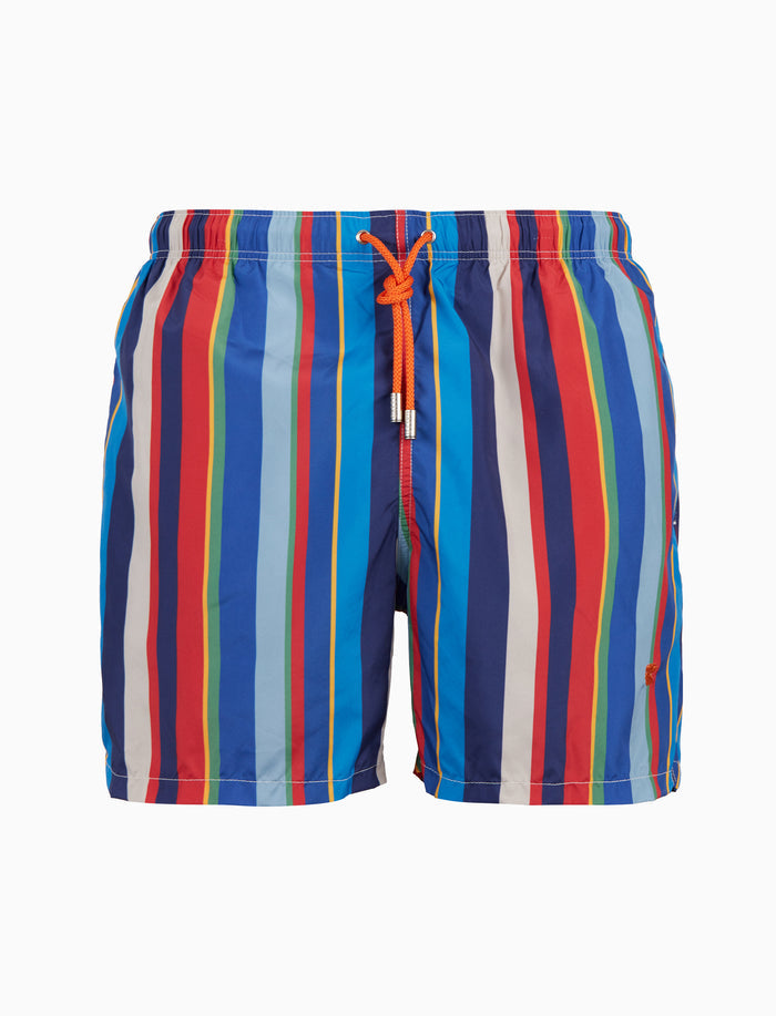 Boxer mare uomo righe multicolor blu - Gallo 1927 - Official Online Shop