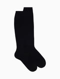 Calze lunghe donna lana blu tinta unita - Gallo 1927 - Official Online Shop