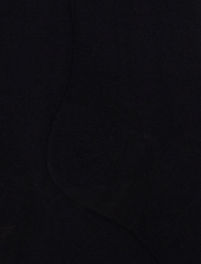 Calze lunghe donna lana blu tinta unita - Gallo 1927 - Official Online Shop