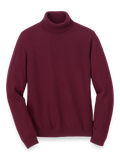 Product Image of Cashmere Turtleneck Sweater-Wine