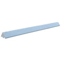 Checkers Parking Stop Curb - Gray - Solid Plastic - 6' Feet Long - No Hardware - CS6S-G