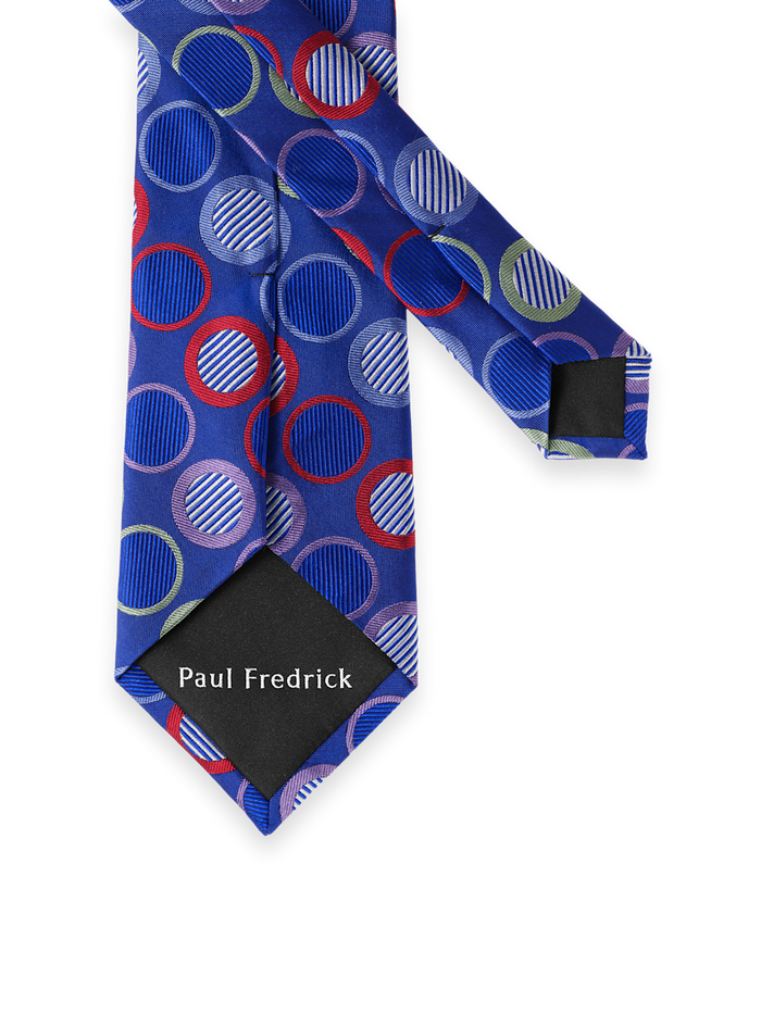 Alternate Image of Circles Woven Silk Tie-1