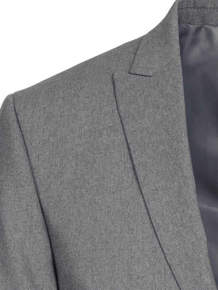 Alternate Image of Classic Fit Essential Wool Peak Lapel Side Vents Suit Jacket-2
