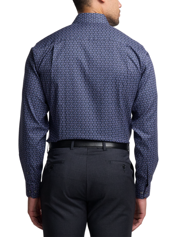 Alternate Image of Comfort Stretch Non-iron Deco Dress Shirt With Contrast Trim-4