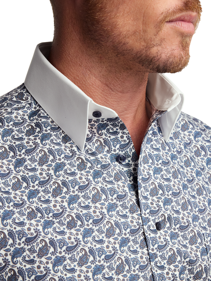 Alternate Image of Comfort Stretch Non-iron Paisley Dress Shirt-2