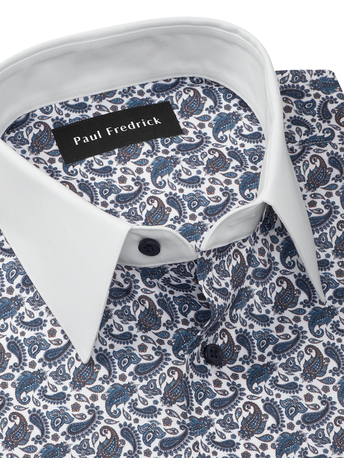 Alternate Image of Comfort Stretch Non-iron Paisley Dress Shirt-6