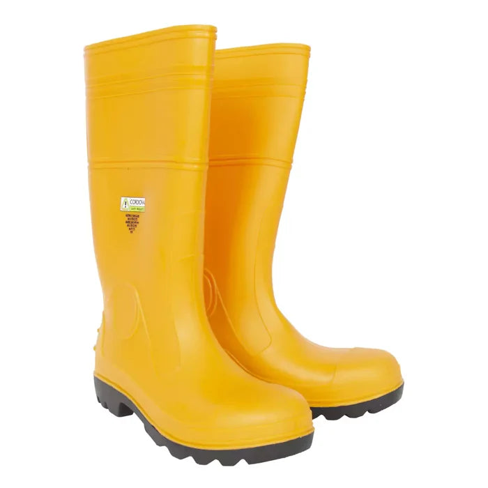 Cordova Banana Yellow Boots PVC Steel Toe - PB33