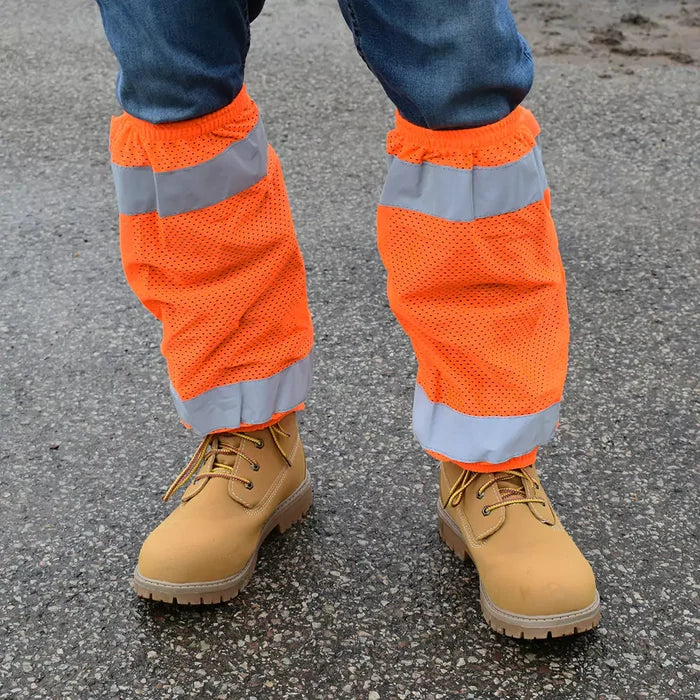 Cordova Class E 2-Inch Silver Reflective Tape Leg Gaiters - VLG10