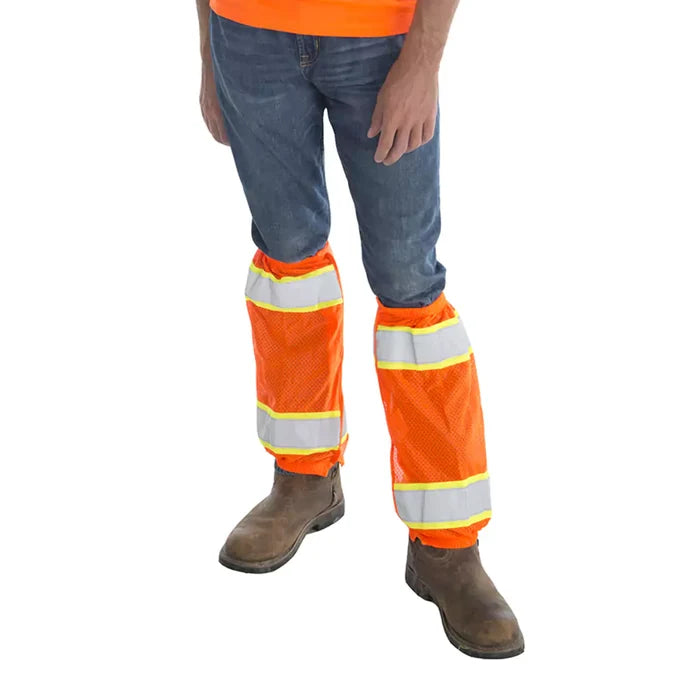 Cordova Class E Two-Tone Contrasting Reflective Tape Leg Gaiters - VLG20
