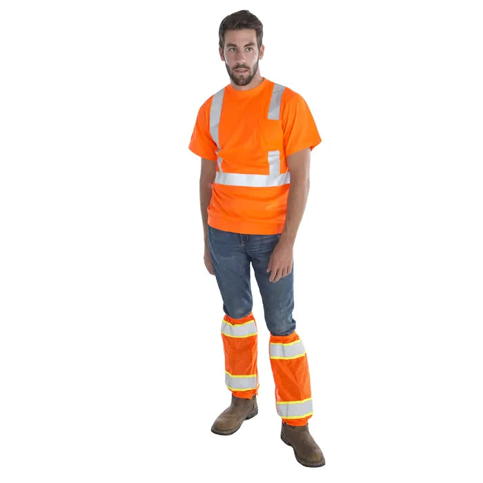 Cordova Class E Two-Tone Contrasting Reflective Tape Leg Gaiters - VLG20