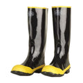Cordova Cotton Lined Yellow Black Boots Rubber Steel Toe - BST