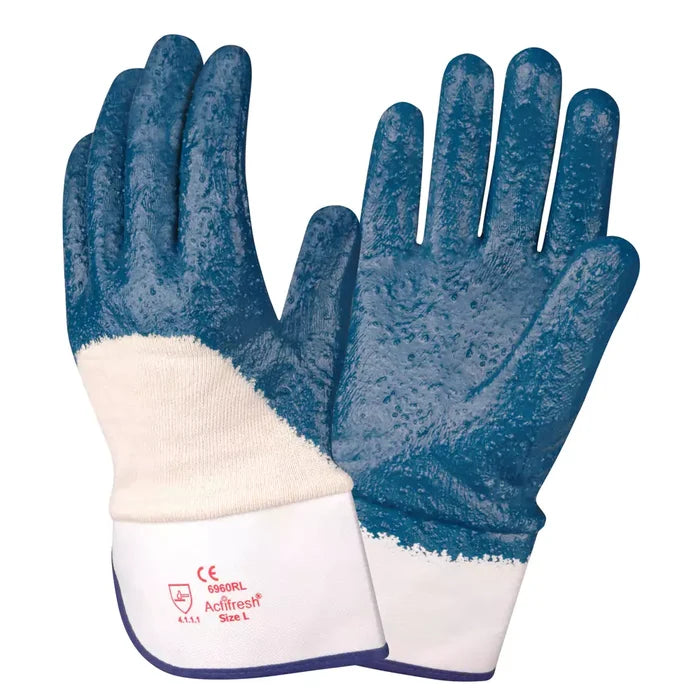 Cordova Safety Brawler Premium Chemical Gloves - 12 Pcs Pack - 6960RL