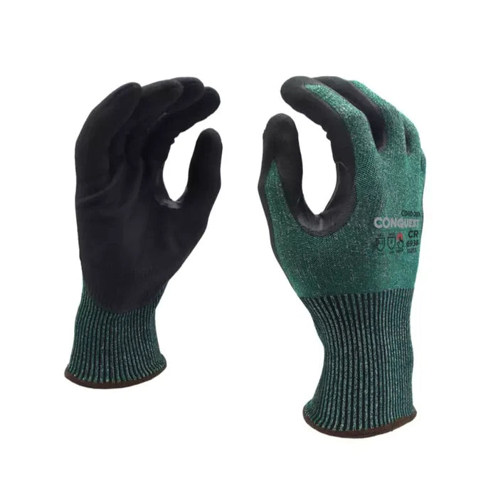 Cordova Safety Conquest CR Cut Resistant Gloves - 18-Gauge ANSI Cut Level A4 - 6938