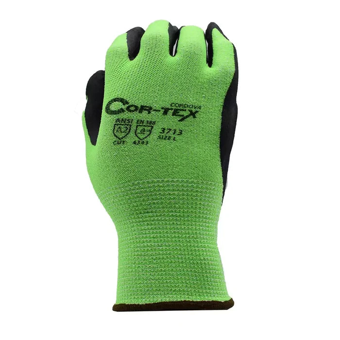 Cordova Safety Cor-Tex Cut Resistant Gloves - 13-Gauge ANSI Cut Level A2 - 3713