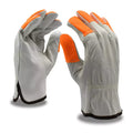 Cordova Safety Hi-Vis Cowhide Leather Drivers Gloves  12 Pcs Pack - 8211HV