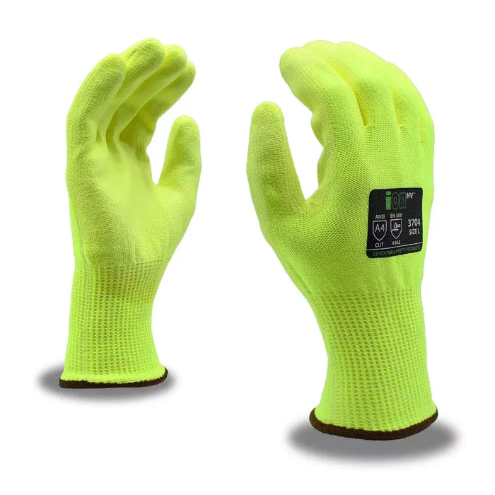 Cordova Safety ION-HV Cut Resistant Gloves - 13-Gauge ANSI Cut Level A4 - 3704