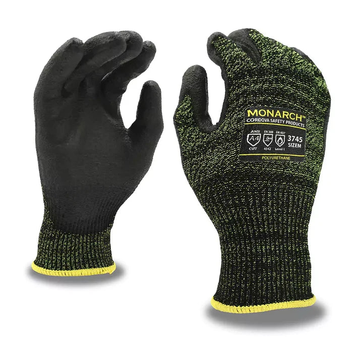 Cordova Safety Monarch Soft Cut Resistant Gloves - 13-Gauge ANSI Cut Level A4 - 3745