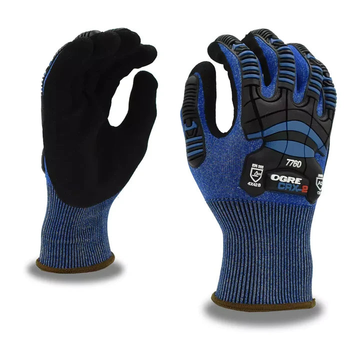 Cordova Safety Ogre CRX-2 Cut Resistant Gloves - 18-Gauge ANSI Cut Level A2 - 7760