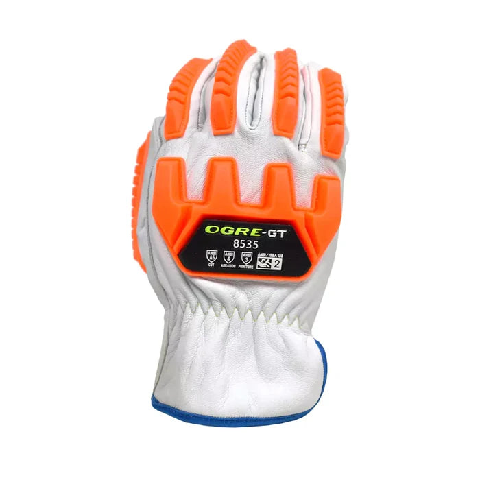 Cordova Safety Ogre GT Premium Leather Drivers Gloves - ANSI Cut Level A5 - 8535