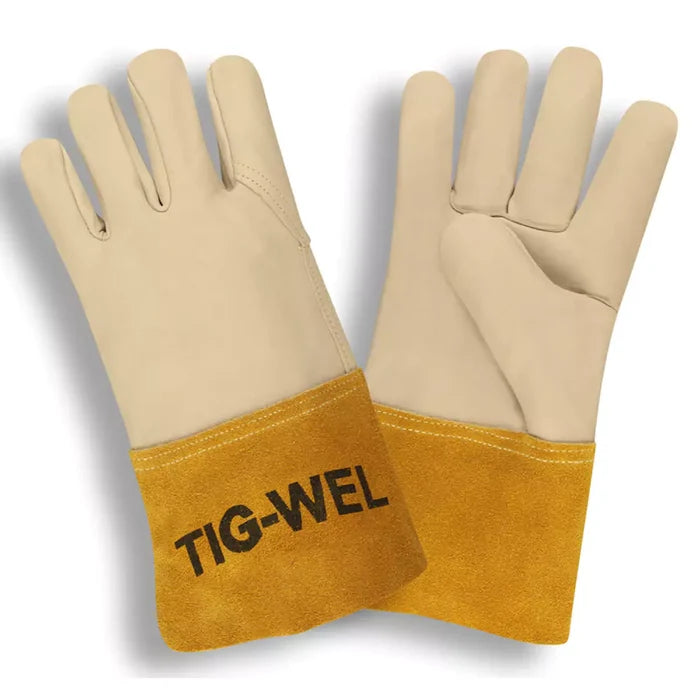 Cordova Safety Premium Tig-Wel Leather Welding Gloves - 12 Pcs Pack - 8130