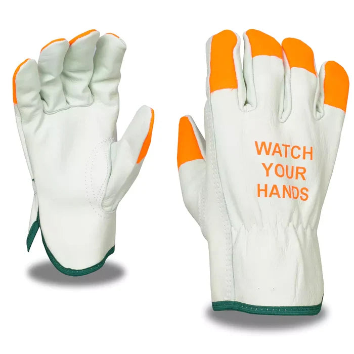 Cordova Safety Self-Extinguishing  Leather Drivers Gloves - 12 Pcs Pack - 8216WYH